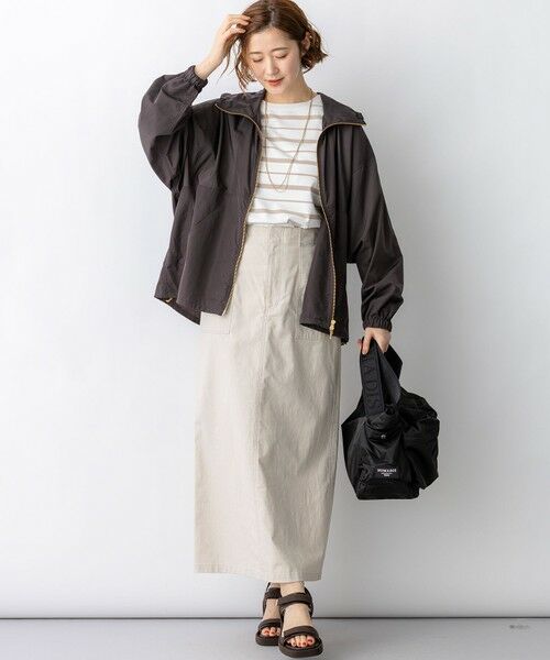 S size ONWARD(小さいサイズ) / エスサイズオンワード その他アウター | ナイロンタイプライター ダブルジップ ブルゾン | 詳細13