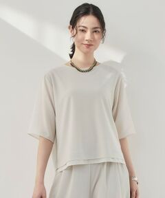 S size ONWARD(小さいサイズ) / エスサイズオンワード カットソー | 【カタログ掲載】ストレッチアムンゼン Tブラウス