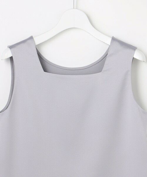 S size ONWARD(小さいサイズ) / エスサイズオンワード タンクトップ | 【2WAY】サテン タンクトップ | 詳細8