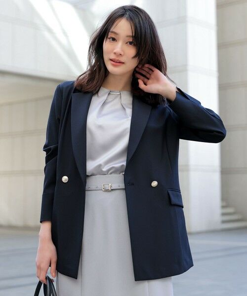 S size ONWARD(小さいサイズ) / エスサイズオンワード シャツ・ブラウス | 【2WAY】サテン ブラウス | 詳細4