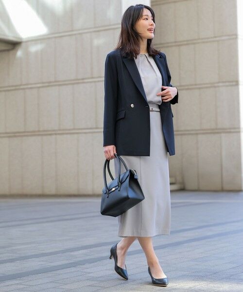 S size ONWARD(小さいサイズ) / エスサイズオンワード シャツ・ブラウス | 【2WAY】サテン ブラウス | 詳細5