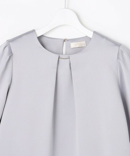S size ONWARD(小さいサイズ) / エスサイズオンワード シャツ・ブラウス | 【2WAY】サテン ブラウス | 詳細8