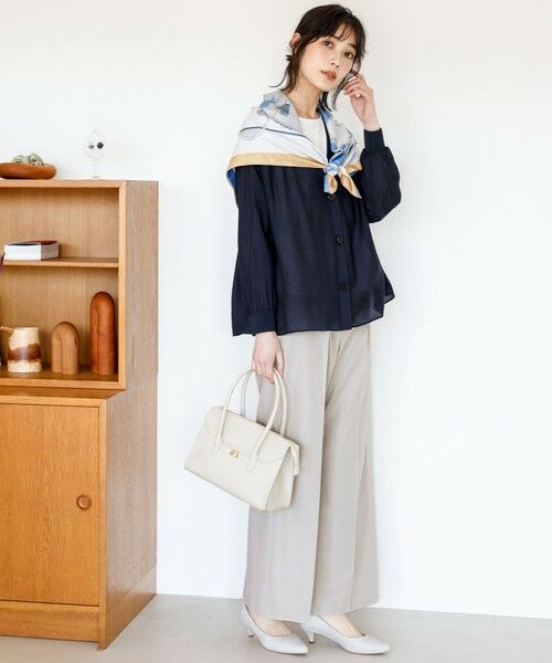 S size ONWARD(小さいサイズ) / エスサイズオンワード カーディガン・ボレロ | シアーギャザー カーディガン | 詳細11