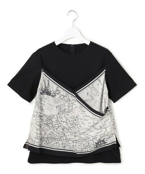 S size ONWARD(小さいサイズ) / エスサイズオンワード カットソー | スカーフコンビジャージー カットソー | 詳細9