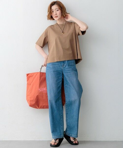 S size ONWARD(小さいサイズ) / エスサイズオンワード カットソー | スビンギザコットン フレア Tシャツ | 詳細7