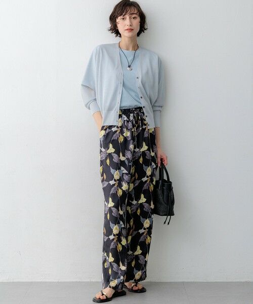 S size ONWARD(小さいサイズ) / エスサイズオンワード カットソー | スビンギザコットン フレア Tシャツ | 詳細11