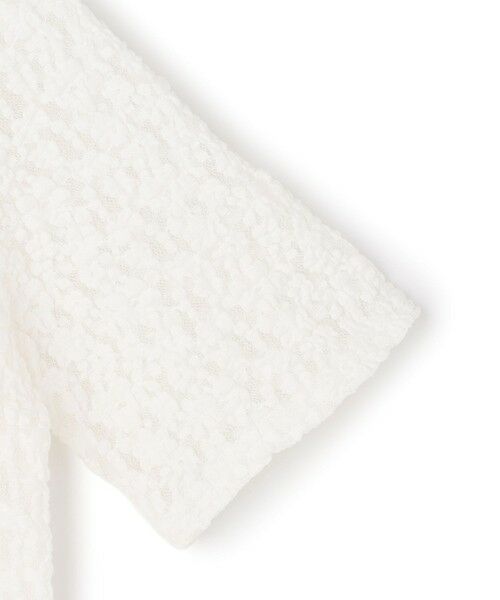 S size ONWARD(小さいサイズ) / エスサイズオンワード カットソー | リンクルレースジャージー 5分袖 TEE | 詳細10