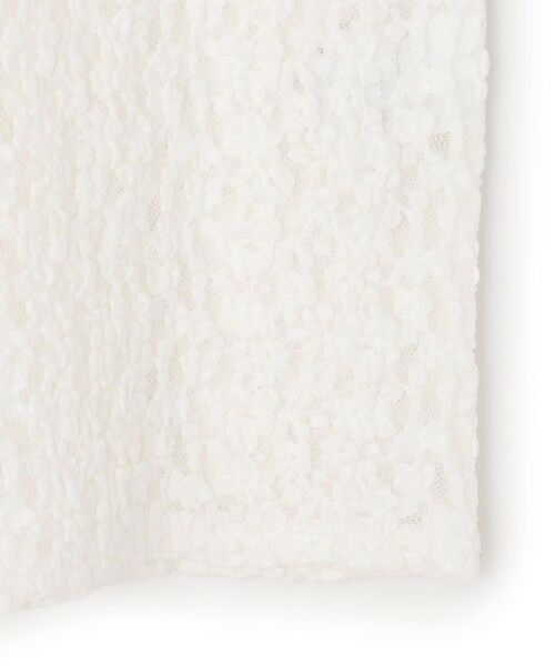 S size ONWARD(小さいサイズ) / エスサイズオンワード カットソー | リンクルレースジャージー 5分袖 TEE | 詳細11