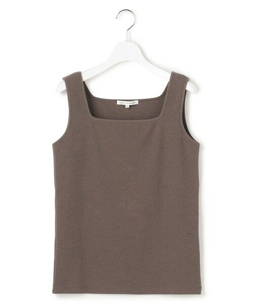 S size ONWARD(小さいサイズ) / エスサイズオンワード タンクトップ | シャイニーリブ スクエアネック タンクトップ | 詳細12
