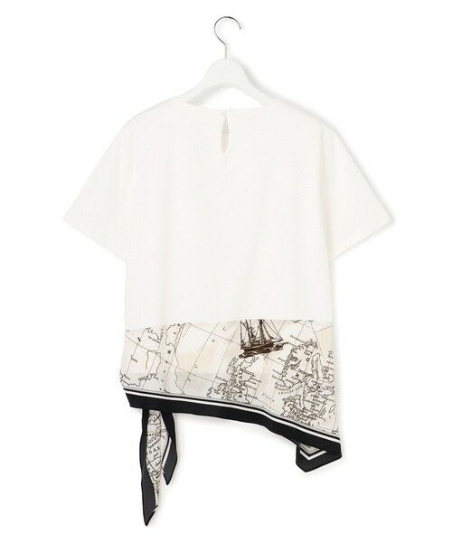 S size ONWARD(小さいサイズ) / エスサイズオンワード カットソー | スカーフコンビジャージー ウエストデザイン カットソー | 詳細9