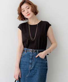 S size ONWARD(小さいサイズ) / エスサイズオンワード カットソー | ジョーゼットフレンチスリーブ カットソー