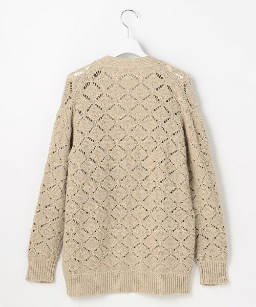 S size ONWARD(小さいサイズ) / エスサイズオンワード カーディガン・ボレロ | 【SHIHOさん着用】ジオメトリックモチーフ カーディガン | 詳細7