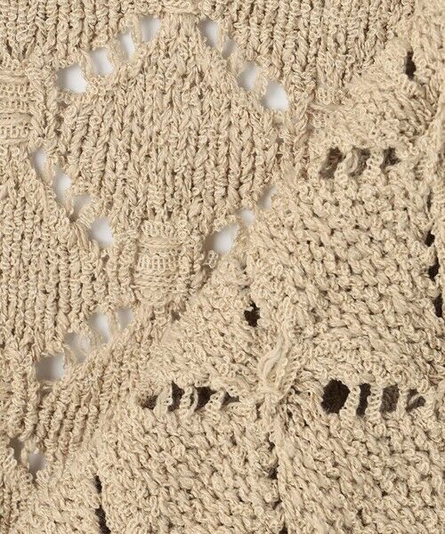 S size ONWARD(小さいサイズ) / エスサイズオンワード カーディガン・ボレロ | 【SHIHOさん着用】ジオメトリックモチーフ カーディガン | 詳細8