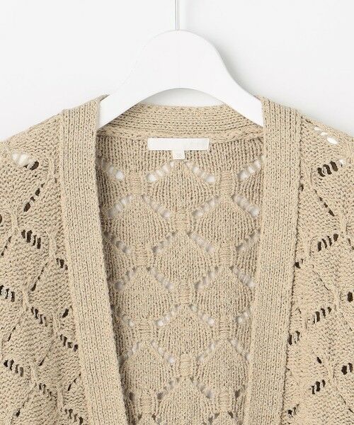 S size ONWARD(小さいサイズ) / エスサイズオンワード カーディガン・ボレロ | 【SHIHOさん着用】ジオメトリックモチーフ カーディガン | 詳細4