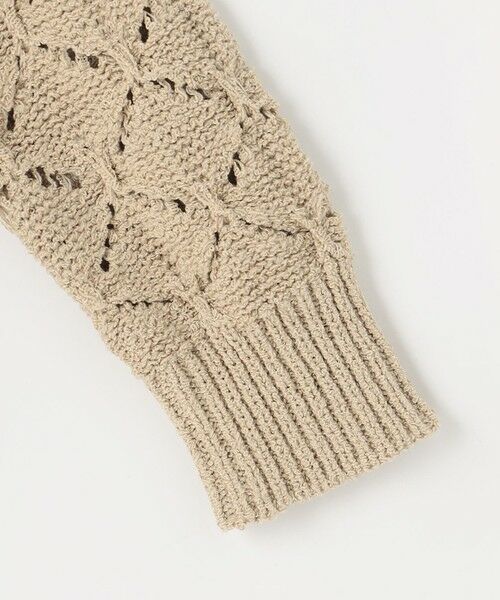 S size ONWARD(小さいサイズ) / エスサイズオンワード カーディガン・ボレロ | 【SHIHOさん着用】ジオメトリックモチーフ カーディガン | 詳細5