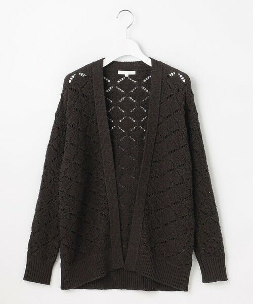 S size ONWARD(小さいサイズ) / エスサイズオンワード カーディガン・ボレロ | 【SHIHOさん着用】ジオメトリックモチーフ カーディガン | 詳細13