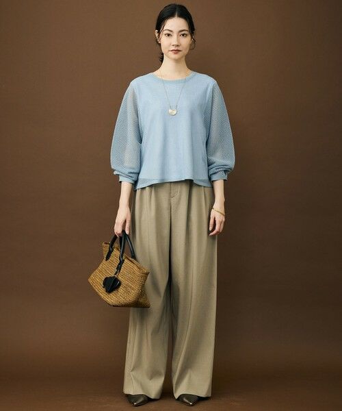 S size ONWARD(小さいサイズ) / エスサイズオンワード ニット・セーター | ライトメッシュ プルオーバー | 詳細3