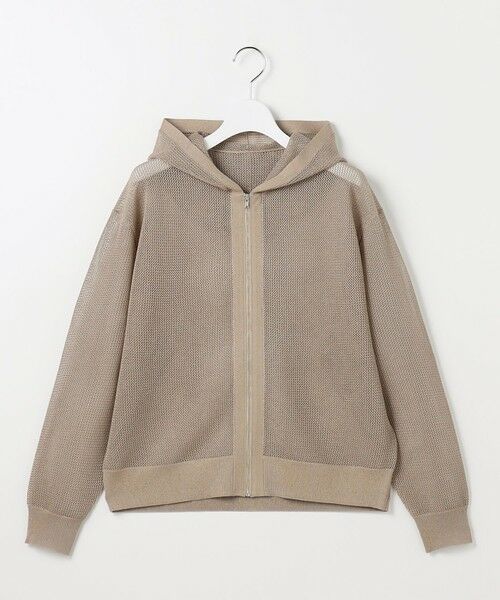 S size ONWARD(小さいサイズ) / エスサイズオンワード パーカー | 【SHIHOさん着用】ライトメッシュジップ パーカー | 詳細8