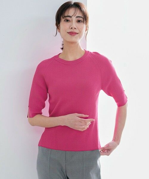 S size ONWARD(小さいサイズ) / エスサイズオンワード ニット・セーター | 【好印象ブライトニット】コクーンスリーブ ニット | 詳細8