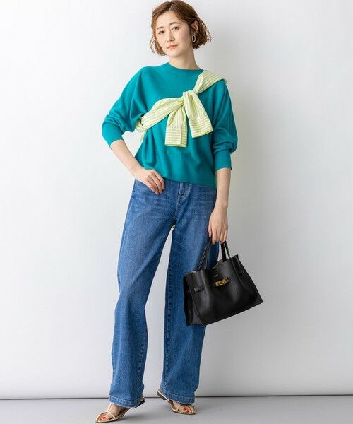 S size ONWARD(小さいサイズ) / エスサイズオンワード ニット・セーター | シャイニーシアー ドルマン ニット | 詳細21