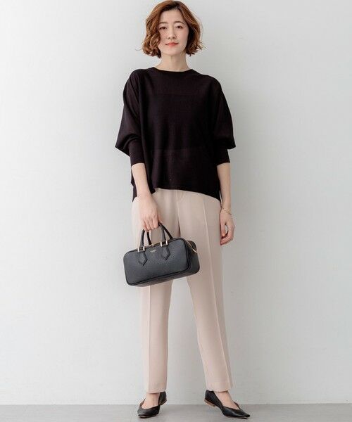 S size ONWARD(小さいサイズ) / エスサイズオンワード ニット・セーター | シャイニーシアー ドルマン ニット | 詳細22