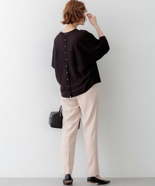 S size ONWARD(小さいサイズ) / エスサイズオンワード ニット・セーター | シャイニーシアー ドルマン ニット | 詳細25