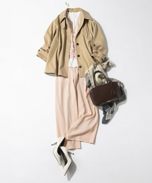 S size ONWARD(小さいサイズ) / エスサイズオンワード カーディガン・ボレロ | 【WEB&一部店舗限定カラーあり】シャイニーシアー ドルマンスリーブ カーディガン | 詳細11