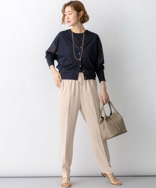 S size ONWARD(小さいサイズ) / エスサイズオンワード カーディガン・ボレロ | 【WEB&一部店舗限定カラーあり】シャイニーシアー ドルマンスリーブ カーディガン | 詳細18