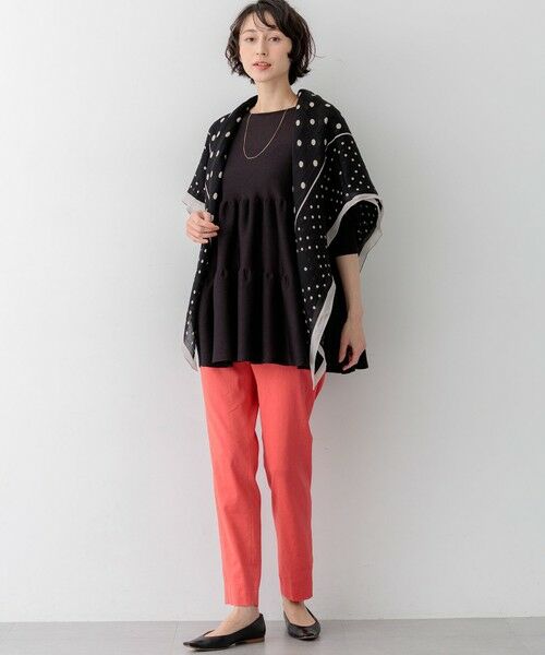 S size ONWARD(小さいサイズ) / エスサイズオンワード ニット・セーター | シャイニーシアーニット ティアード チュニック | 詳細8