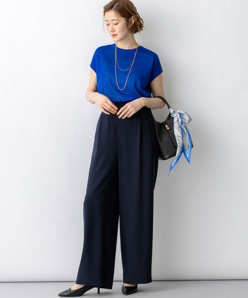 S size ONWARD(小さいサイズ) / エスサイズオンワード ニット・セーター | シャイニーシアー ノースリーブ ニット | 詳細20