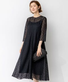 S size ONWARD(小さいサイズ) / エスサイズオンワード ドレス | 【APPLAUDIR】ニュアンスフラワーレース ドレス