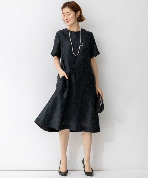 S size ONWARD(小さいサイズ) / エスサイズオンワード ドレス | 【APPLAUDIR】シアーフラワージャカード ドレス | 詳細2