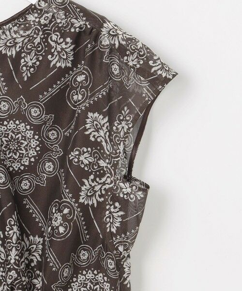 S size ONWARD(小さいサイズ) / エスサイズオンワード ロング・マキシ丈ワンピース | 【カタログ掲載】ロータスタイルプリント ワンピース | 詳細14