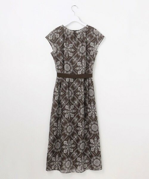 S size ONWARD(小さいサイズ) / エスサイズオンワード ロング・マキシ丈ワンピース | 【カタログ掲載】ロータスタイルプリント ワンピース | 詳細10