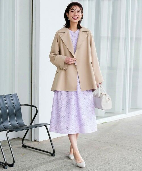 S size ONWARD(小さいサイズ) / エスサイズオンワード ロング・マキシ丈ワンピース | エンブロイダリー ワンピース | 詳細6