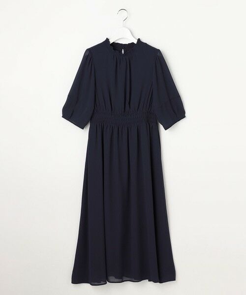 S size ONWARD(小さいサイズ) / エスサイズオンワード ロング・マキシ丈ワンピース | シアーシャーリング ワンピース | 詳細13