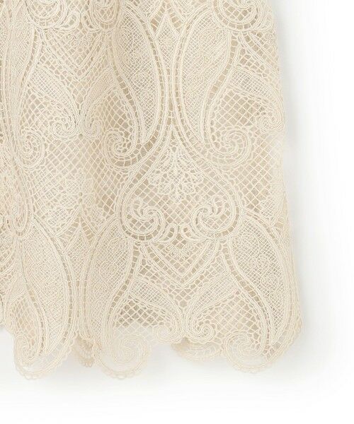 S size ONWARD(小さいサイズ) / エスサイズオンワード ロング・マキシ丈ワンピース | ペイズリーレース キャミソールワンピース | 詳細12