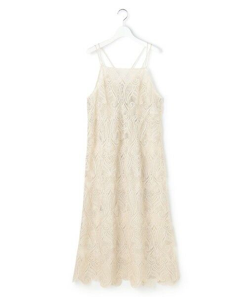 S size ONWARD(小さいサイズ) / エスサイズオンワード ロング・マキシ丈ワンピース | ペイズリーレース キャミソールワンピース | 詳細8