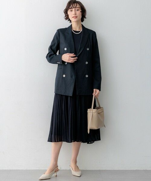 S size ONWARD(小さいサイズ) / エスサイズオンワード ミニ丈・ひざ丈ワンピース | プリーツニット ワンピース | 詳細14