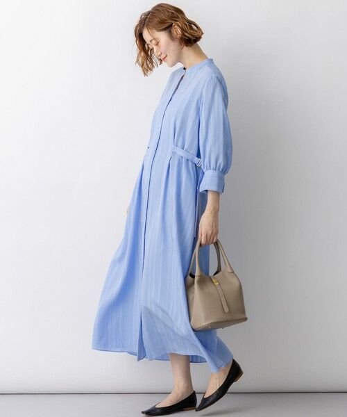 S size ONWARD(小さいサイズ) / エスサイズオンワード ロング・マキシ丈ワンピース | ドビーストライプ  ワンピース | 詳細14