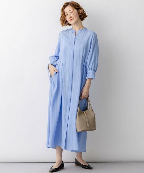 S size ONWARD(小さいサイズ) / エスサイズオンワード ロング・マキシ丈ワンピース | ドビーストライプ  ワンピース | 詳細15