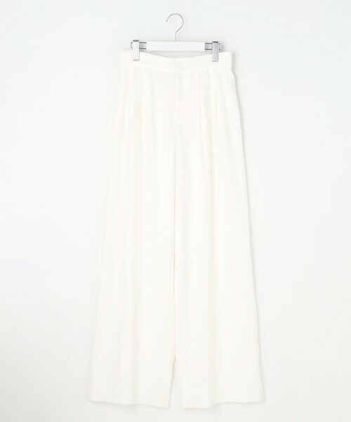 S size ONWARD(小さいサイズ) / エスサイズオンワード その他パンツ | 【SHIHOさん着用・セットアップ対応】リネンストレッチワイド パンツ | 詳細10