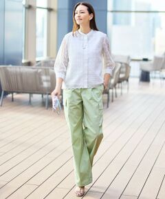 S size ONWARD(小さいサイズ) / エスサイズオンワード カーゴパンツ | 【SHIHOさん着用】ハイカウントカーゴ パンツ