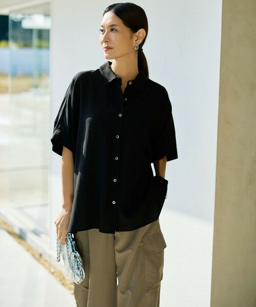 S size ONWARD(小さいサイズ) / エスサイズオンワード カーゴパンツ | 【SHIHOさん着用】ハイカウントカーゴ パンツ | 詳細7