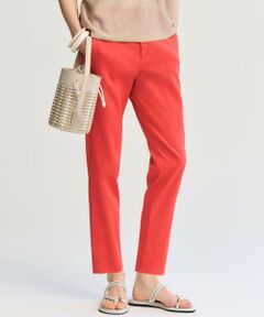 S size ONWARD(小さいサイズ) / エスサイズオンワード その他パンツ | 【CanCam掲載】リネンレーヨンストレッチ テーパード パンツ