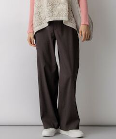 S size ONWARD(小さいサイズ) / エスサイズオンワード その他パンツ | リネンレーヨンストレッチ ワイドパンツ