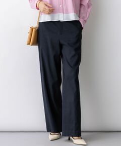 S size ONWARD(小さいサイズ) / エスサイズオンワード その他パンツ | リネンレーヨンストレッチ ワイドパンツ