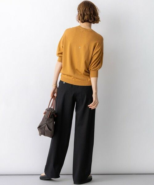 S size ONWARD(小さいサイズ) / エスサイズオンワード その他パンツ | 【CanCam・CLASSY.掲載】リネンレーヨンストレッチ ワイドパンツ | 詳細29