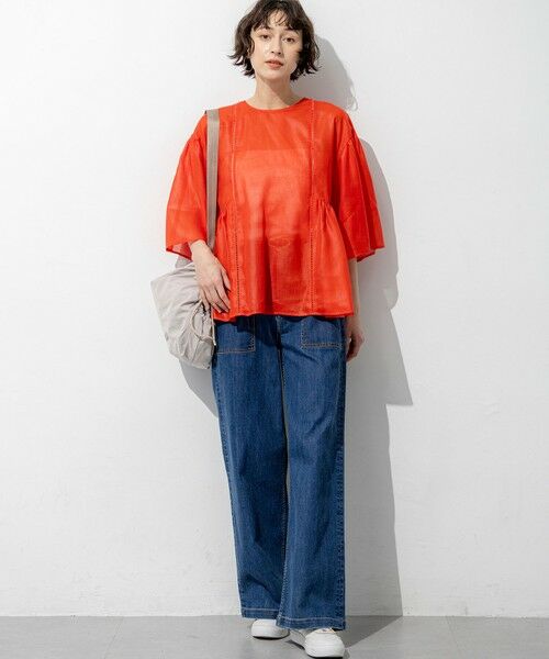 S size ONWARD(小さいサイズ) / エスサイズオンワード デニムパンツ | 【見上愛さん着用】23区 Summer DENIM ベイカーパンツ | 詳細8