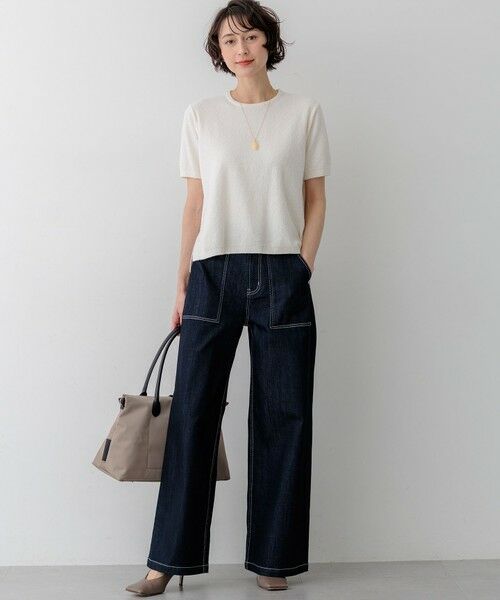 S size ONWARD(小さいサイズ) / エスサイズオンワード デニムパンツ | 【見上愛さん着用】23区 Summer DENIM ベイカーパンツ | 詳細19